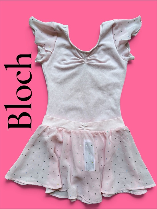Bloch Other - Bloch Girls' -Sz 2-4T- Baby Pink Ballet Leotard with Matching Sparkle Tulle Skir
